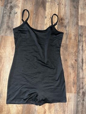 Black Sleeveless Romper
